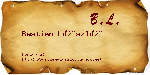 Bastien László névjegykártya